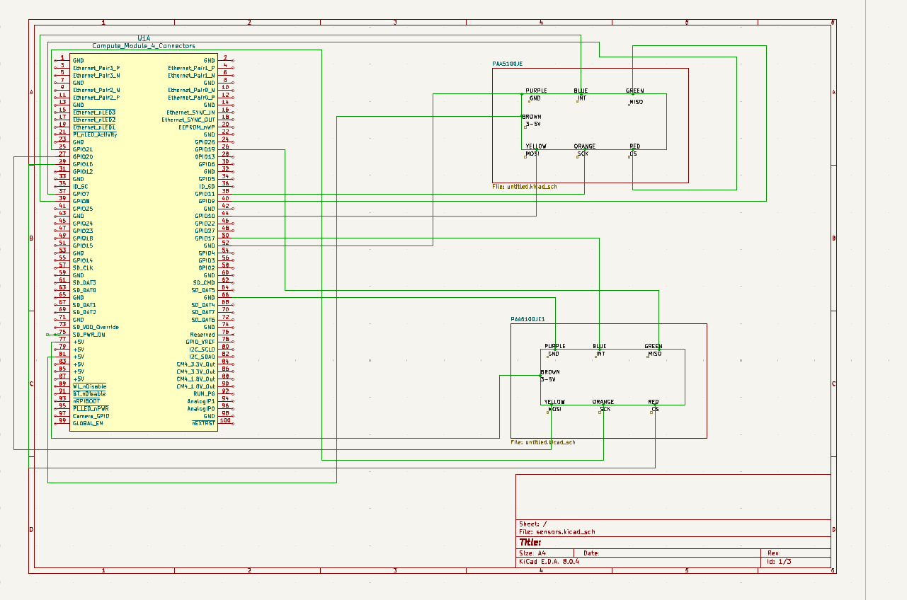 Circuit diagram for the PAA5100JE optical sensor.