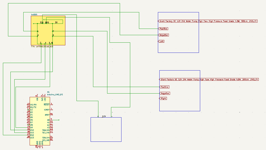 Circuit diagram for the air puff system.